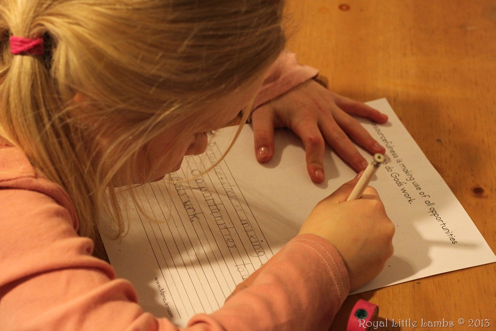 character notebooking