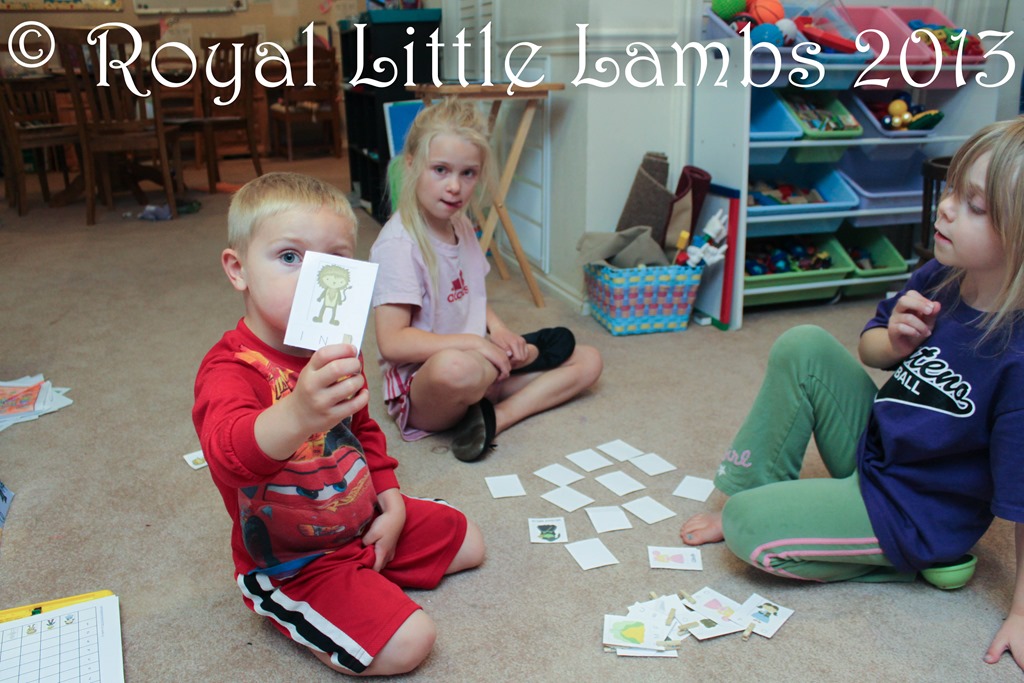 Oz Montessori matching cards