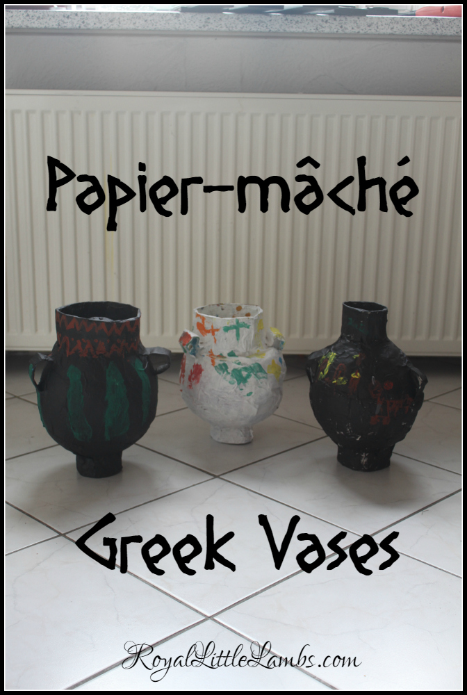 Papier-mâché Ancient Greek Vases