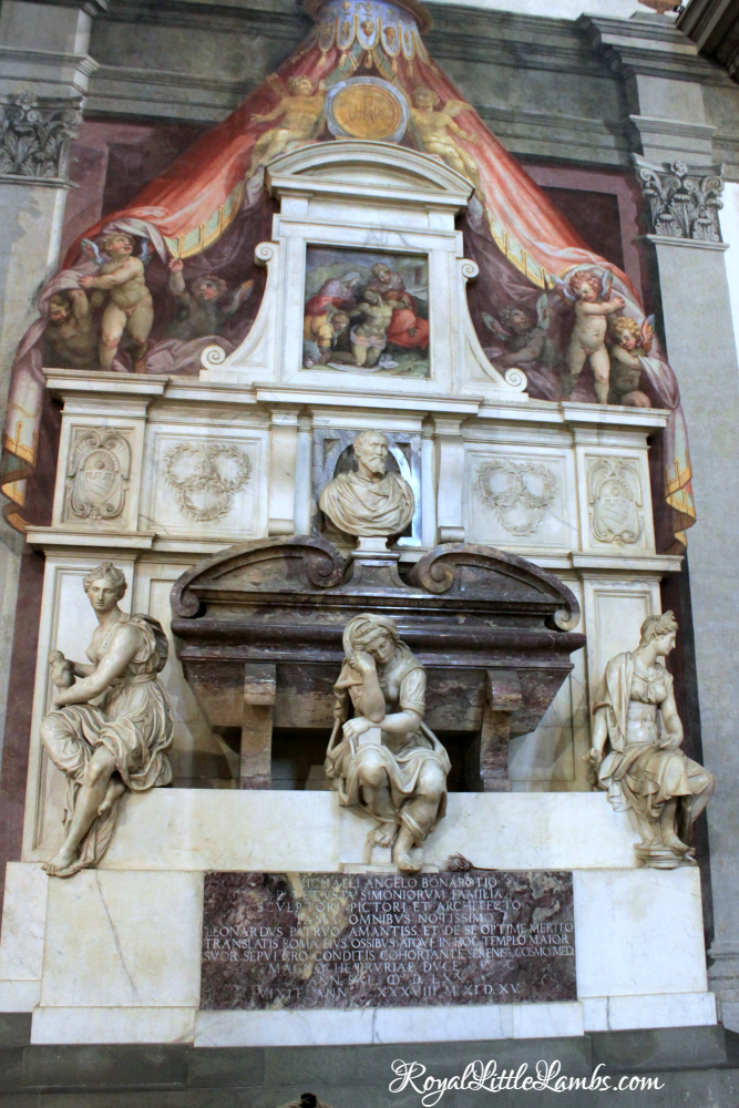 Michelangelo's Tomb in Santa Croce