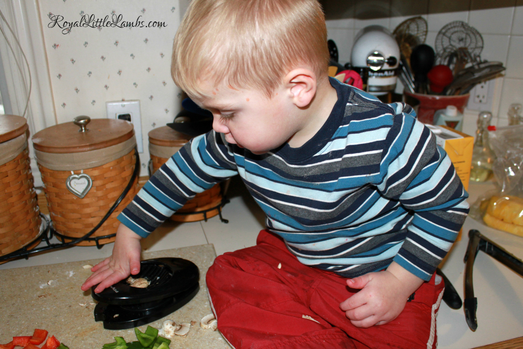 Cutting Mushrooms