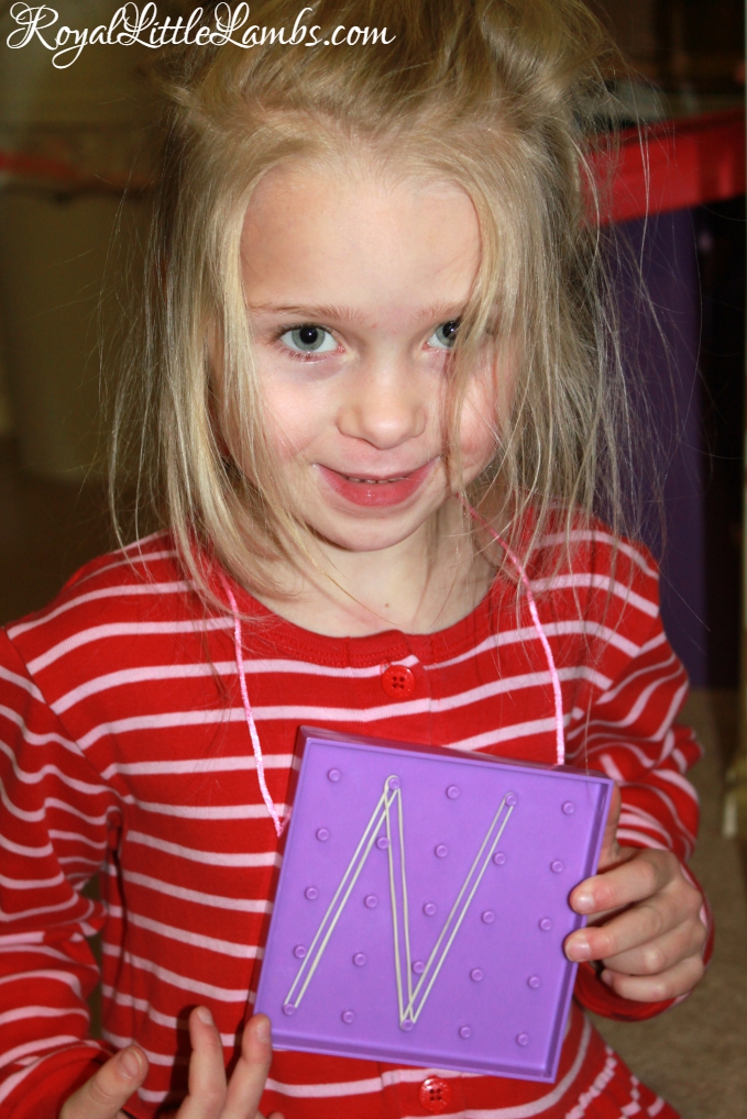 Geoboards and Letters